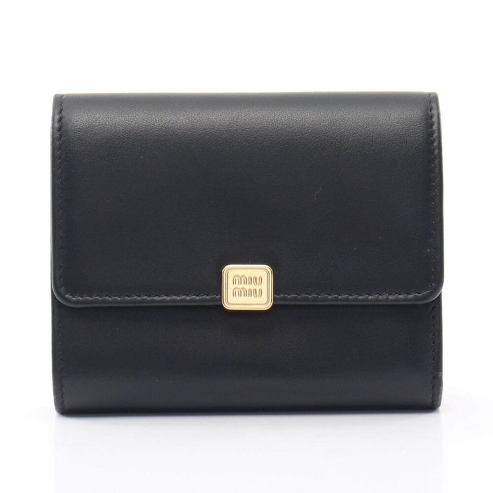 Miu Miu SOFTY METAL Trifold Wallet